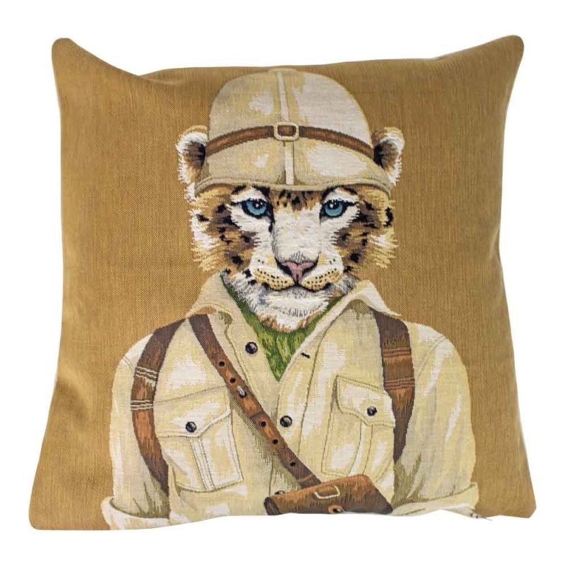 Gobelin Kussen Safari Panter 45x45cm Mars & More