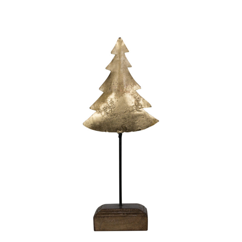 Staande Kerstboom Goud 35cm Mars & More