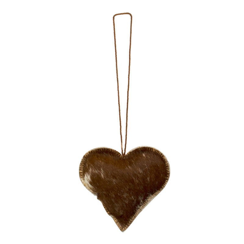 Hangdecoratie Naturel Hart Medium 10cm Mars & More