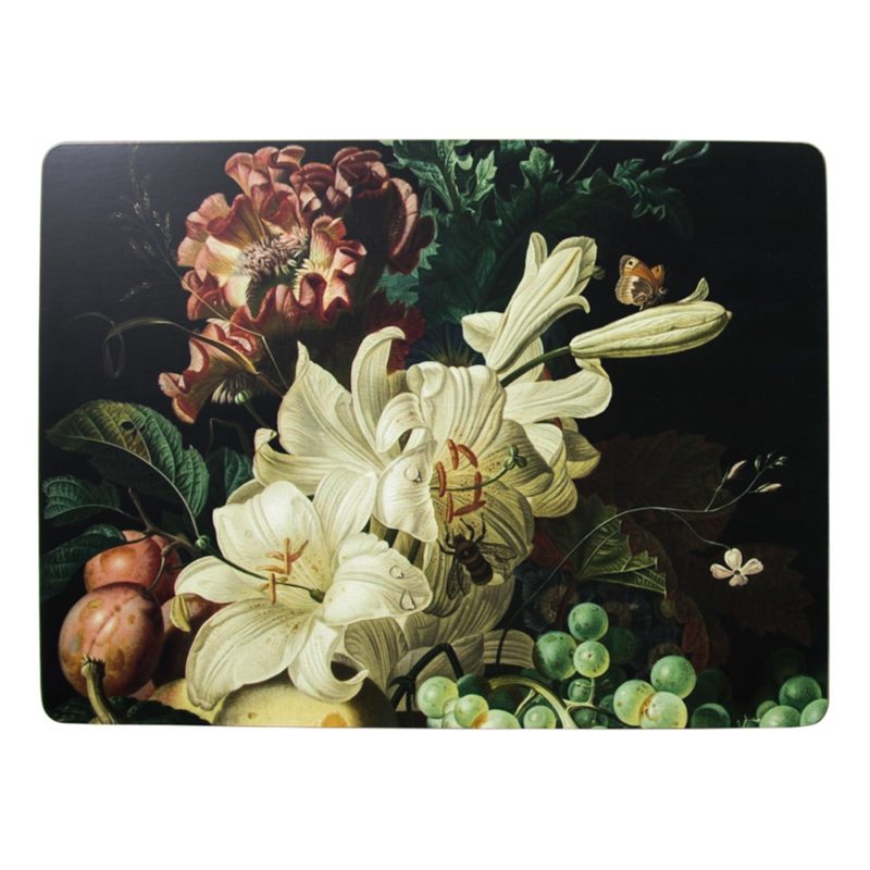 Placemat Bloemen En Fruit 30x40cm (4)* Mars & More