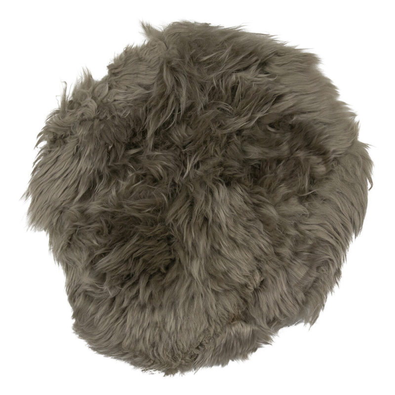 Stoelvachtje Nieuw Zeeland Schaap Rond Taupe 40cm Mars & More