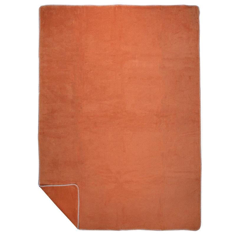Plaid Uni Oranje 150x200cm* Mars & More